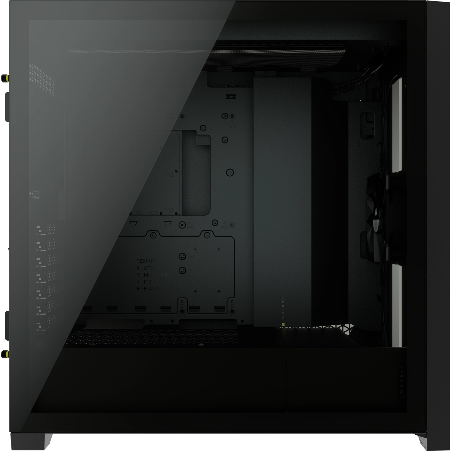 Corsair 5000D Tempered Glass Midi Tower Nero - Case ATX Mid-Tower con Vetro Temperato, Pannello Anteriore in Acciaio e Due Ventole da 120 mm Incluse