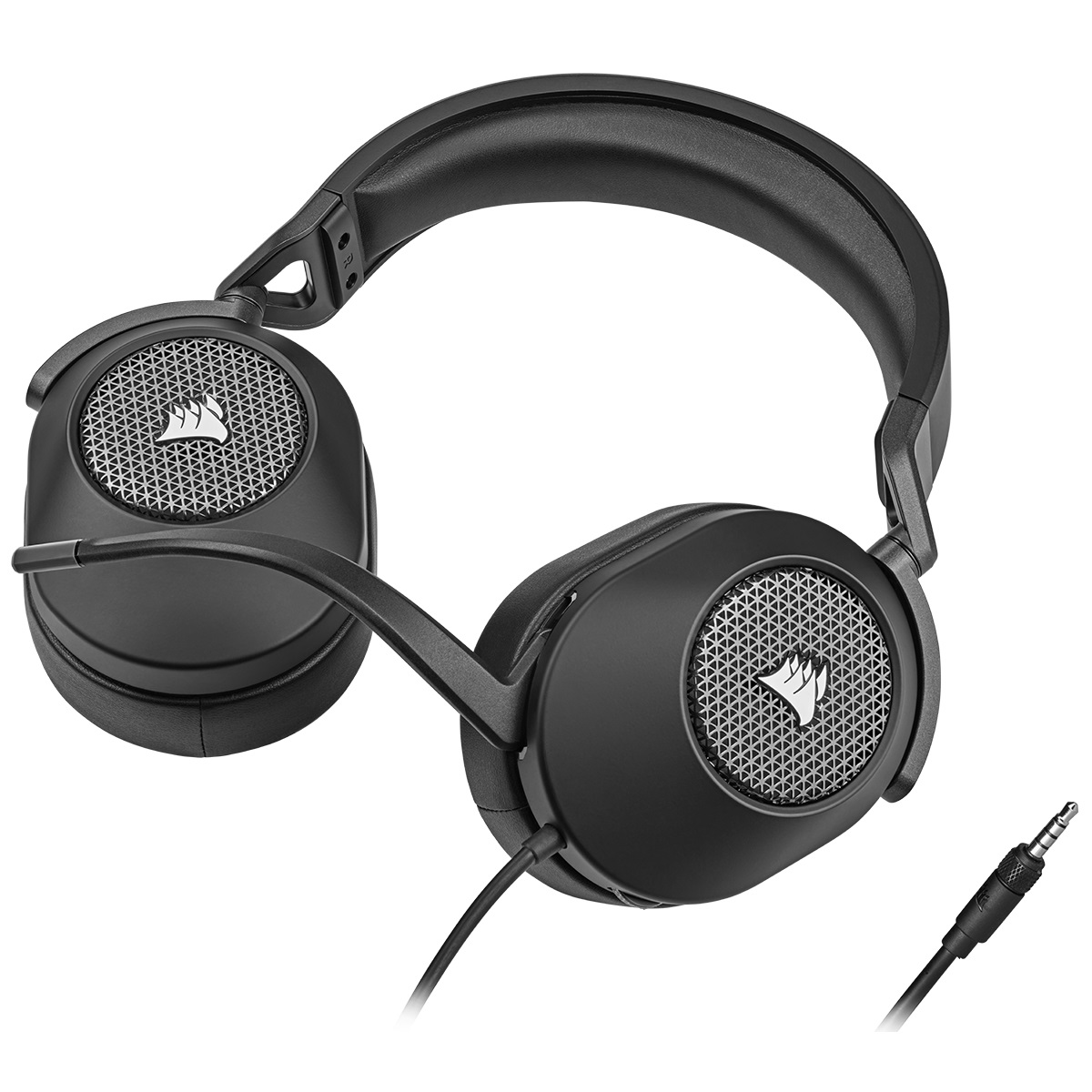 Corsair HS65 SURROUND Auricolare Cablato Gaming Carbonio con Suono Surround Dolby 7.1 e Driver da 50 mm