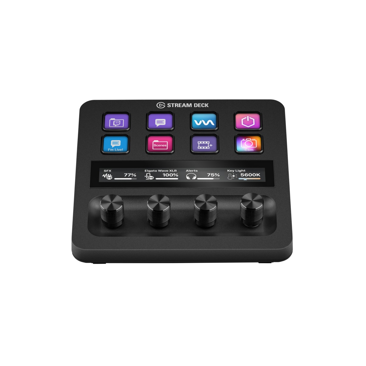 Elgato Stream Deck Nero - 8 Pulsanti LCD Programmabili, Compatibile con Windows e Mac