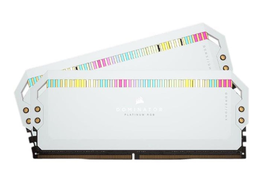 Corsair Dominator Platinum RGB 32GB (2x16GB) DDR5 5200MHz CL40 Bianco - Memoria RAM