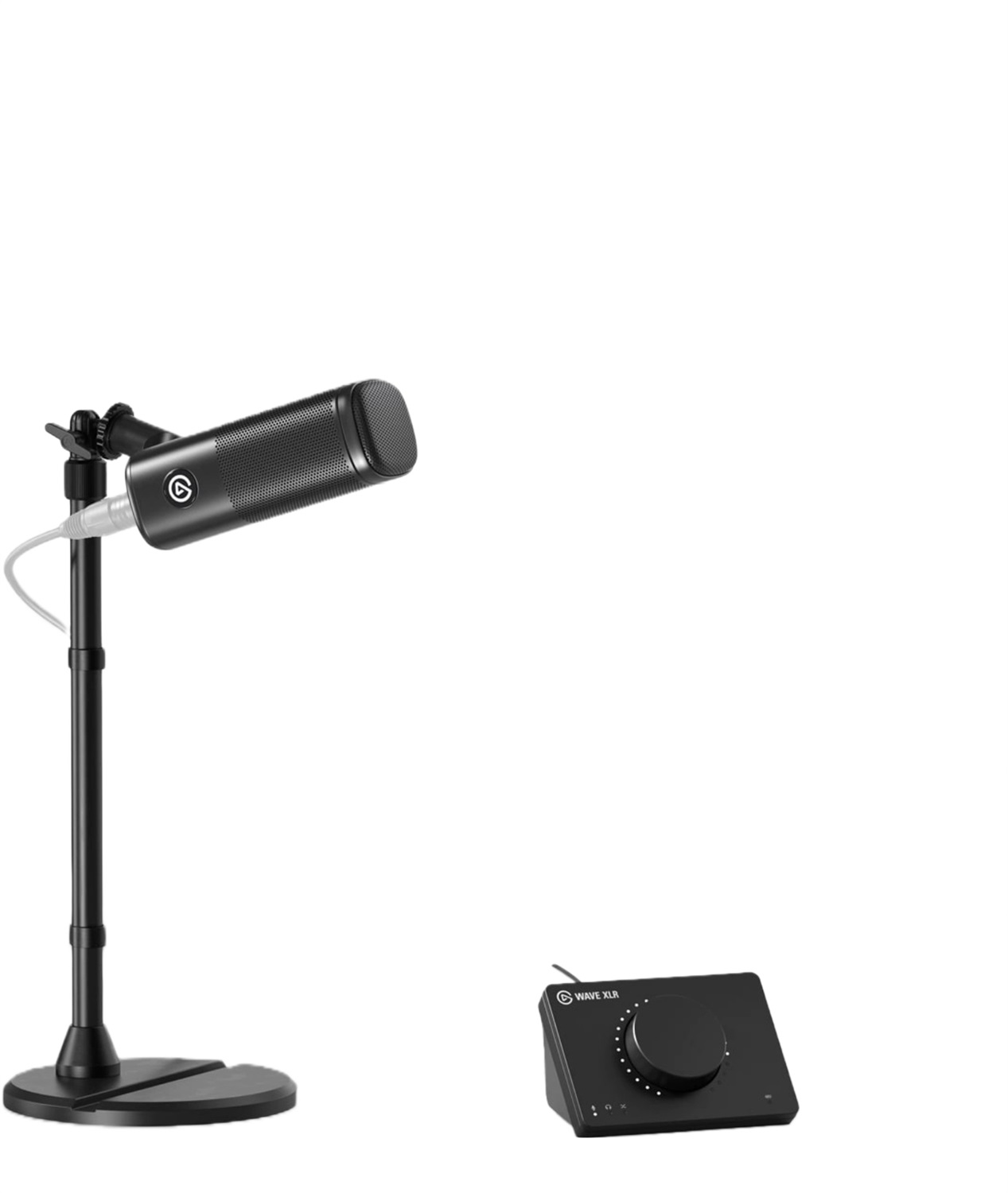 Elgato Wave DX - Microfono XLR Dinamico Cardioide Ottimizzato per Voce con Riduzione Rumore per Podcast e Streaming