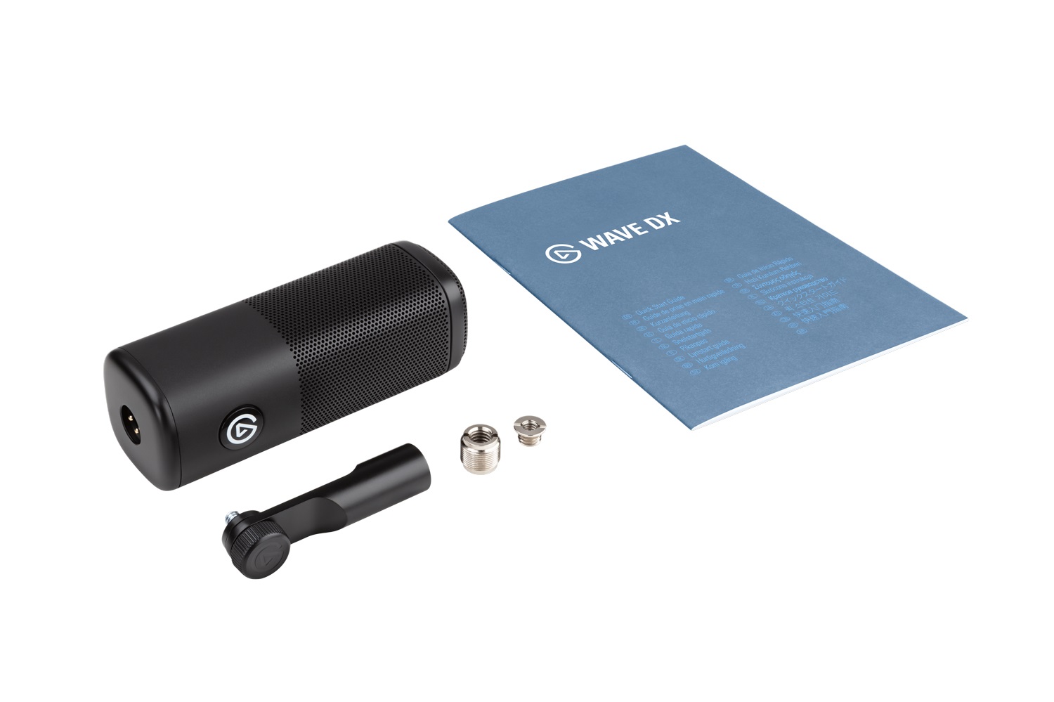 Elgato Wave DX - Microfono XLR Dinamico Cardioide Ottimizzato per Voce con Riduzione Rumore per Podcast e Streaming