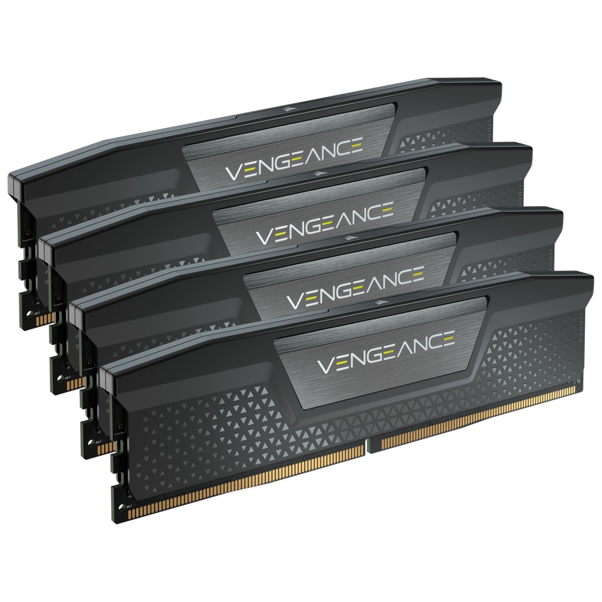 Corsair Vengeance CMK64GX5M4B6400C32 - Memoria RAM 64 GB (4 x 16 GB) DDR5 6400 MHz CL32 con Intel XMP, Nero