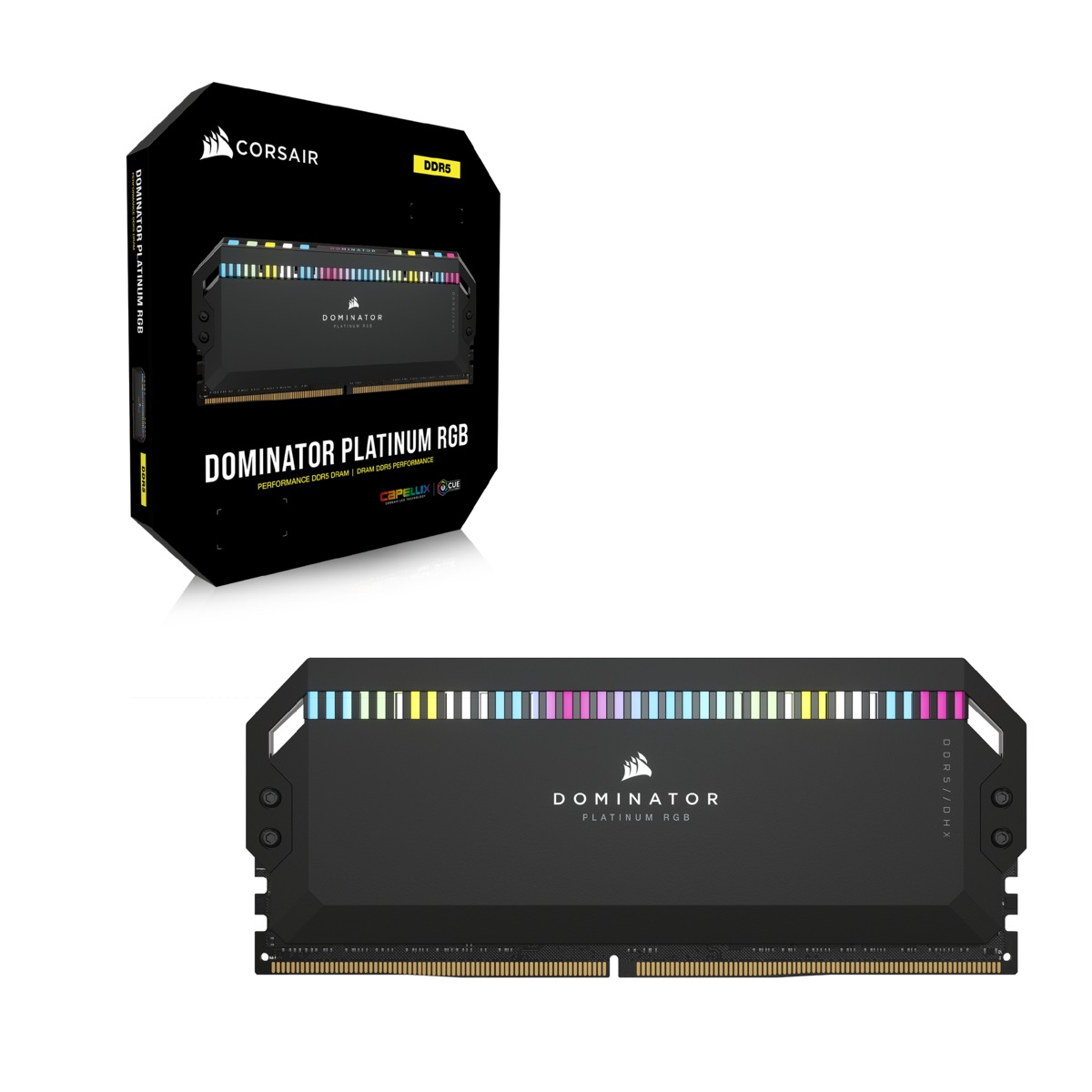 Corsair Dominator Platinum RGB 64GB (4x16GB) DDR5 6400MHz CL32 - Memoria per PC