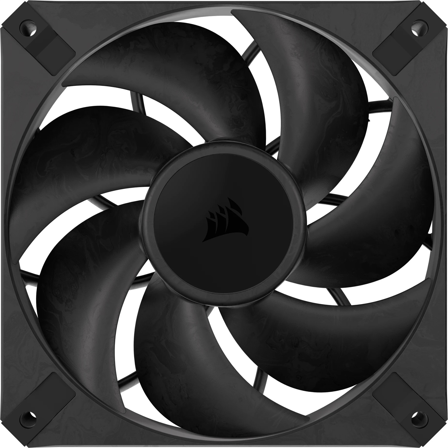 CORSAIR RS120 MAX Ventole PWM a Spessore Maggiorato da 120 mm - Confezione da Tre Unità - Nero