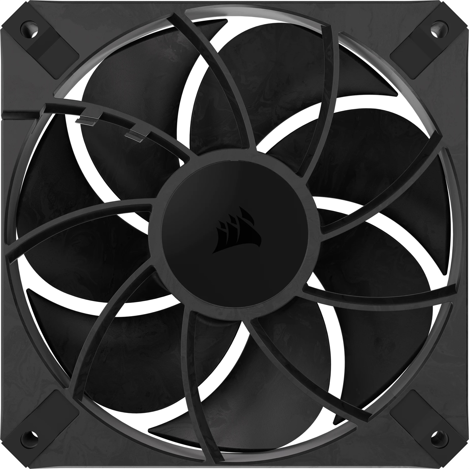 CORSAIR RS120 MAX Ventole PWM a Spessore Maggiorato da 120 mm - Confezione da Tre Unità - Nero