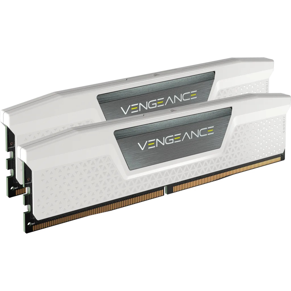 Corsair VENGEANCE DDR5 RAM 32 GB (2 x 16 GB) 6400 MHz CL32 - Compatibile iCUE, Bianco