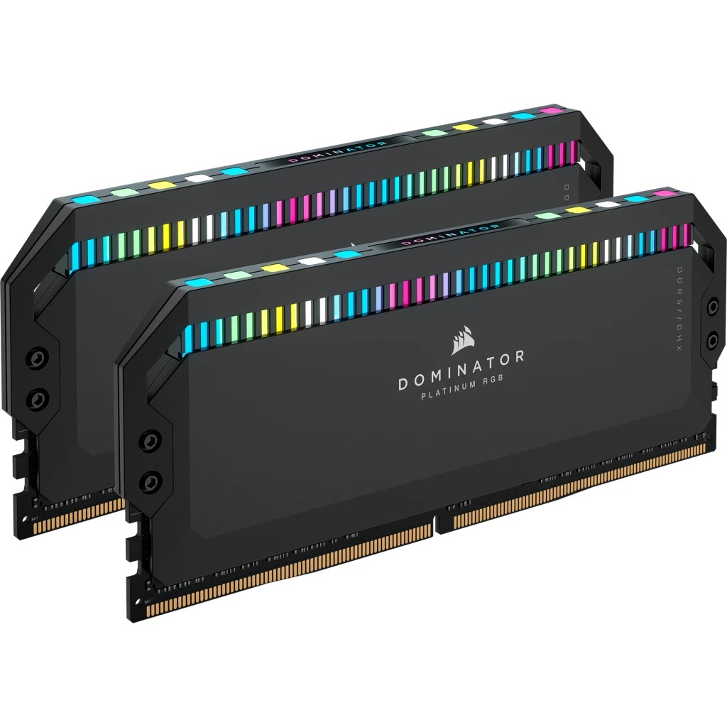 Corsair Dominator Platinum RGB 64GB (2x32GB) DDR5 6000MHz CL30 - Memoria RAM con Illuminazione RGB