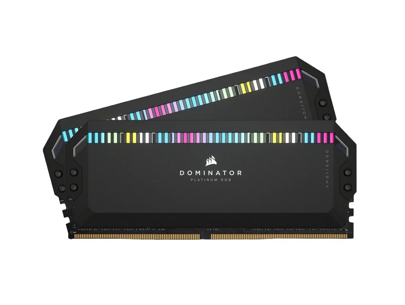 Corsair Dominator Platinum RGB 64GB (2x32GB) DDR5 6000MHz CL30 - Memoria RAM con Illuminazione RGB