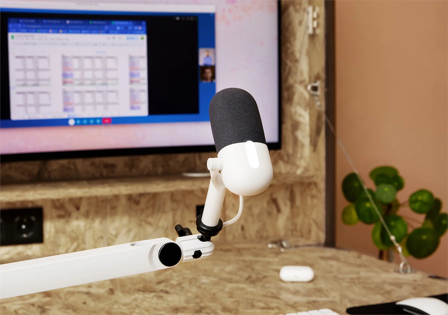 Elgato Wave Neo - Microfono a Condensatore USB Bianco con Funzione Mute per Gaming, Streaming e Riunioni