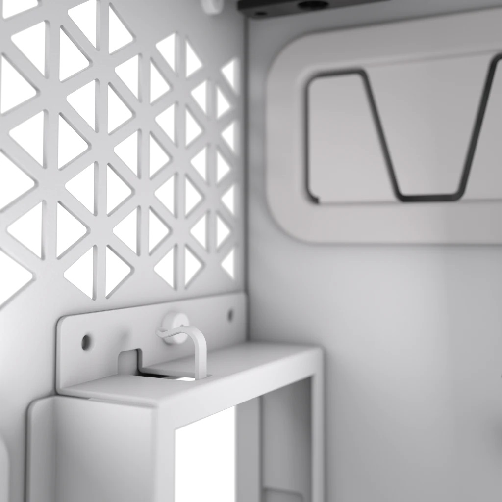 CORSAIR iCUE LINK 6500X RGB Mid-Tower ATX Case - Doppia Camera, Vetro Panoramico Temperato, 3x Ventole CORSAIR RX120 RGB Incluse, Compatibile con Schede Madri a Connessione Inversa, Bianco