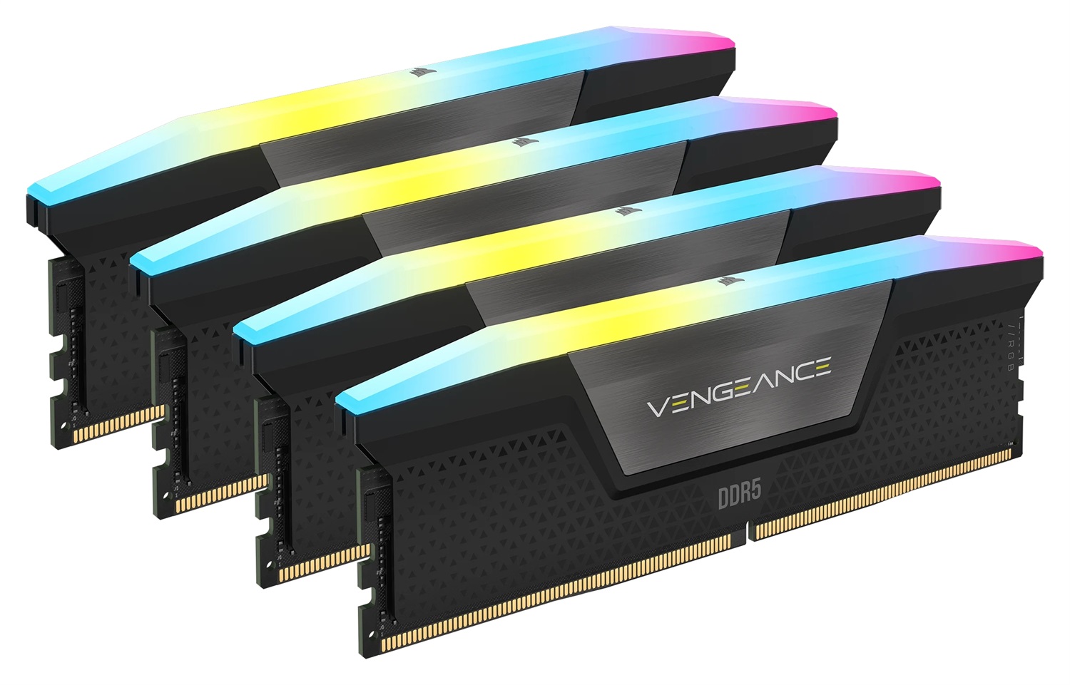 Corsair Vengeance RGB 128GB (4x32GB) DDR5 5600MHz CL40 - Memoria RAM Compatibile per PC con Illuminazione RGB
