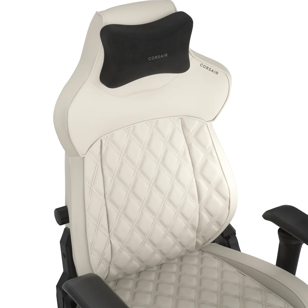 Corsair TC500 LUXE Sedia da Gaming Beige Tappezzata per PC
