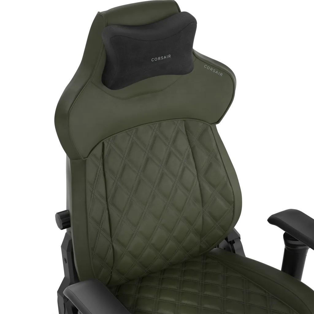 Corsair TC500 LUXE Sedia da gaming per PC Tappezzata Verde - CF-9010068-WW