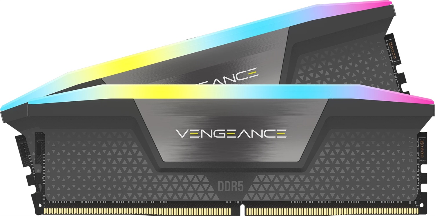 Corsair Vengeance RGB 32GB (2x16GB) DDR5 6000MHz CL36 - Memoria RAM con Intel XMP e AMD EXPO