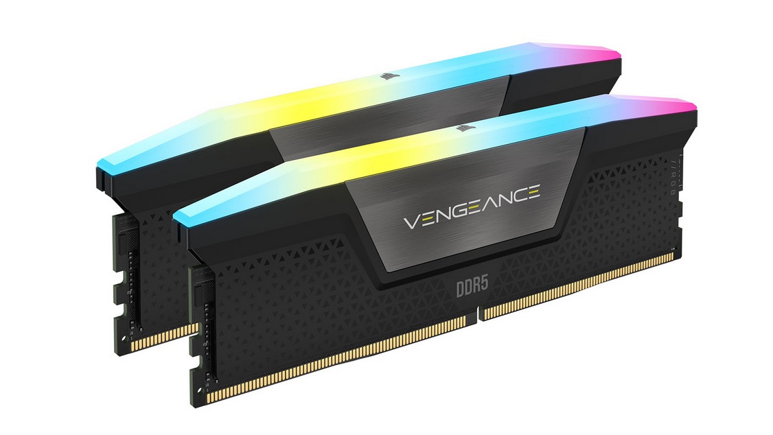 Corsair Vengeance RGB 64GB (2x32GB) DDR5 5600MHz CL40 - Memoria RAM con Illuminazione RGB