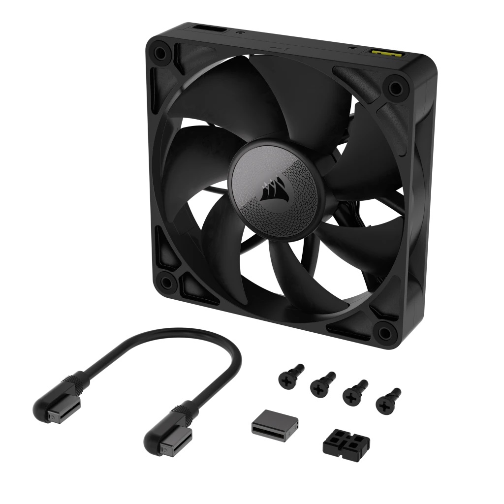 Corsair iCUE LINK RX120 Ventola PWM 120mm - Cuscinetto a Cupola Magnetica - Flusso d'aria fino a 74,2 CFM