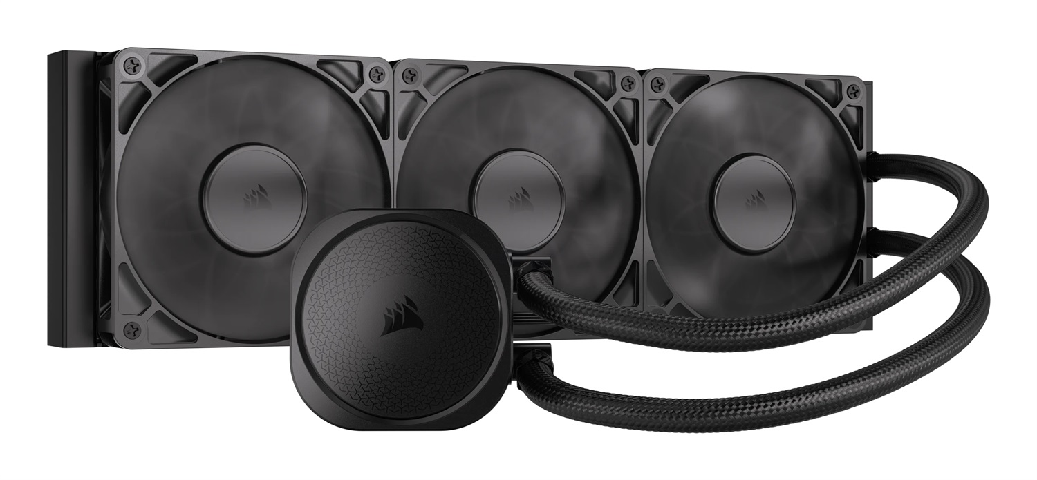 CORSAIR NAUTILUS 360 RS Raffreddatore CPU a Liquido 360mm AIO - 3x RS120 Ventilatori Inclusi - Compatibile con Intel LGA 1851/1700 e AMD AM5/AM4 - Basso Rumore - Nero