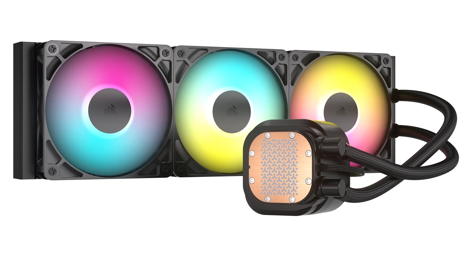 Corsair NAUTILUS 360 RS ARGB Raffreddatore CPU a Liquido 360mm AIO con 3 Ventilatori ARGB - Compatibile Intel LGA 1851/1700 e AMD AM5/AM4 - Nero