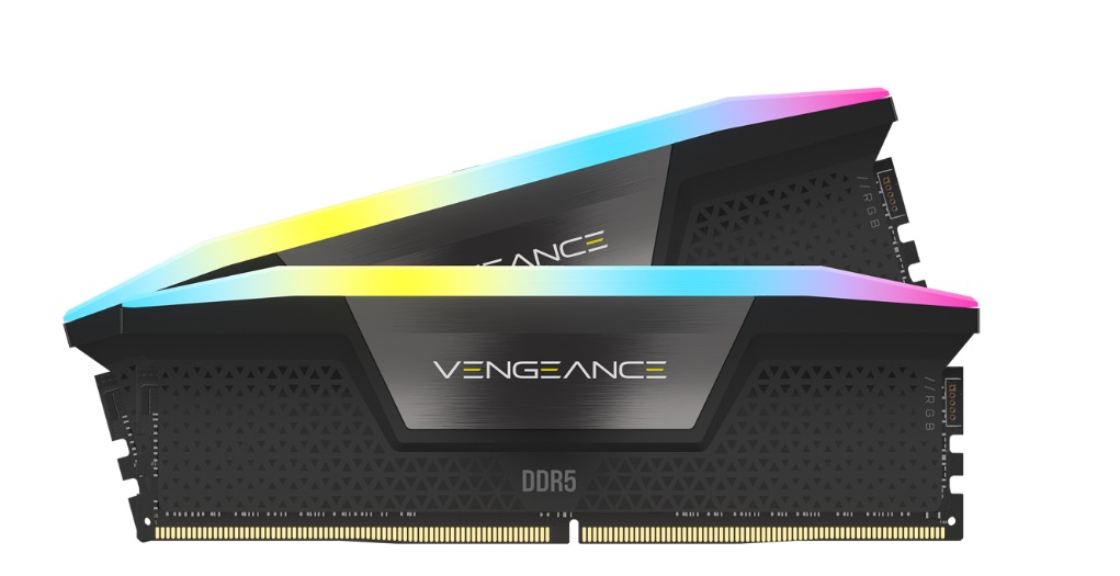 Corsair Vengeance RGB 64GB (2x32GB) DDR5 5200MHz CL40 - Memoria RAM per PC con Illuminazione RGB