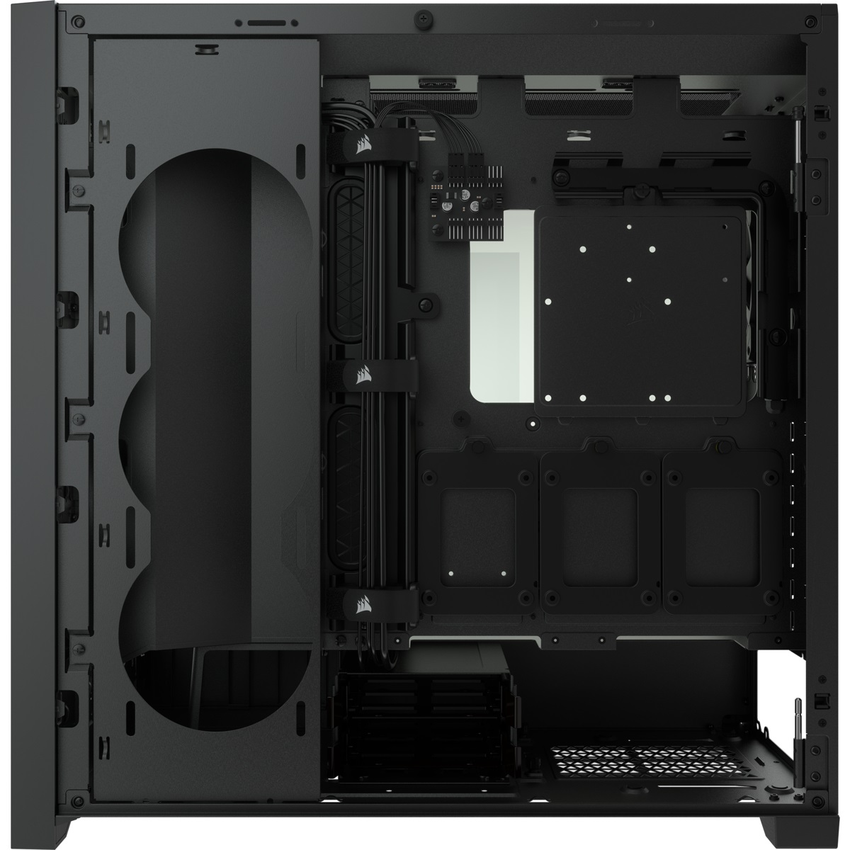 Corsair iCUE 5000D RGB Airflow Case Mid-Tower Nero - 3 Ventole AF120 RGB ELITE, Lighting Node PRO, Design ad Alto Flusso d'Aria