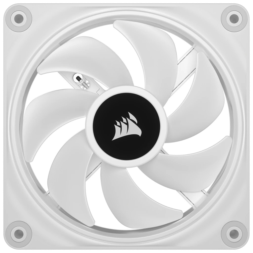 Corsair CO-9051005-WW Ventilatore 12 cm Bianco - Velocità 480-2400 Giri/min, Flusso d'aria 63,1 pdc/min