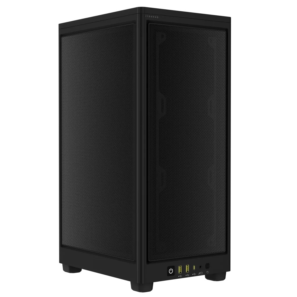 Corsair 2000D AIRFLOW Mini-ITX PC Case - Nero, Small Form Factor (SFF), Ottimizzato per il Raffreddamento