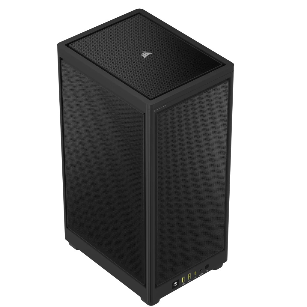 Corsair 2000D AIRFLOW Mini-ITX PC Case - Nero, Small Form Factor (SFF), Ottimizzato per il Raffreddamento