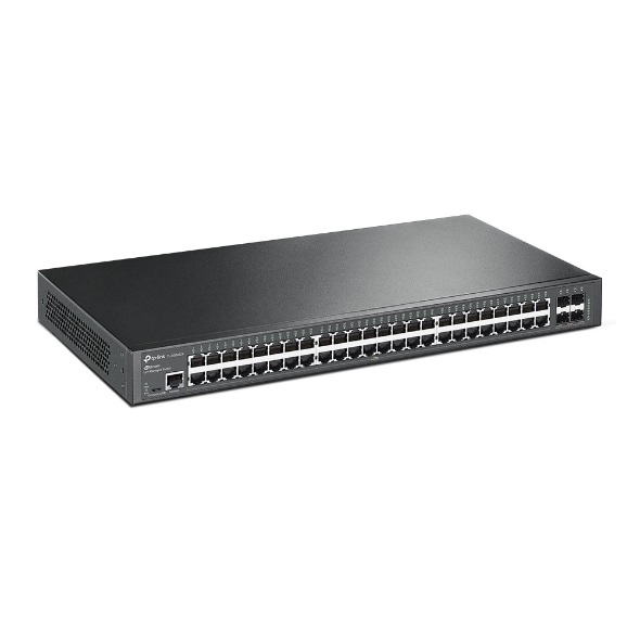 TP-Link TL-SG3452X Switch di Rete Gestito L2 con 48 Porte Gigabit Ethernet (10/100/1000), 4 Slot 10GE SFP , Rack-mountable 1U