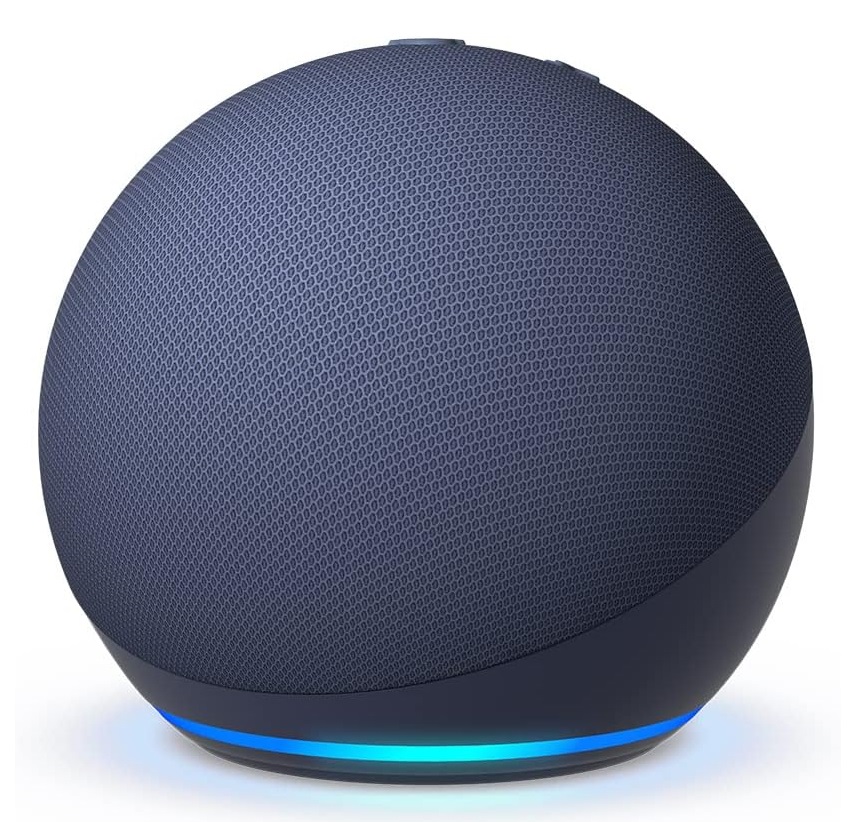 Amazon Echo Dot (5. Gen) - Altoparlante intelligente Blu Notte con Wi-Fi e Bluetooth 5.0, audio migliorato e Alexa