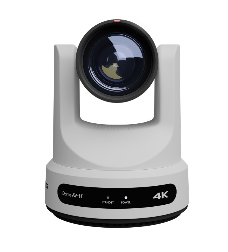 PTZOptics Move SE Torretta Telecamera di Sicurezza IP 1920 x 1080 Pixel con Zoom 12X - Interno ed Esterno, Montaggio Soffitto/Parete/Palo, Colore Bianco