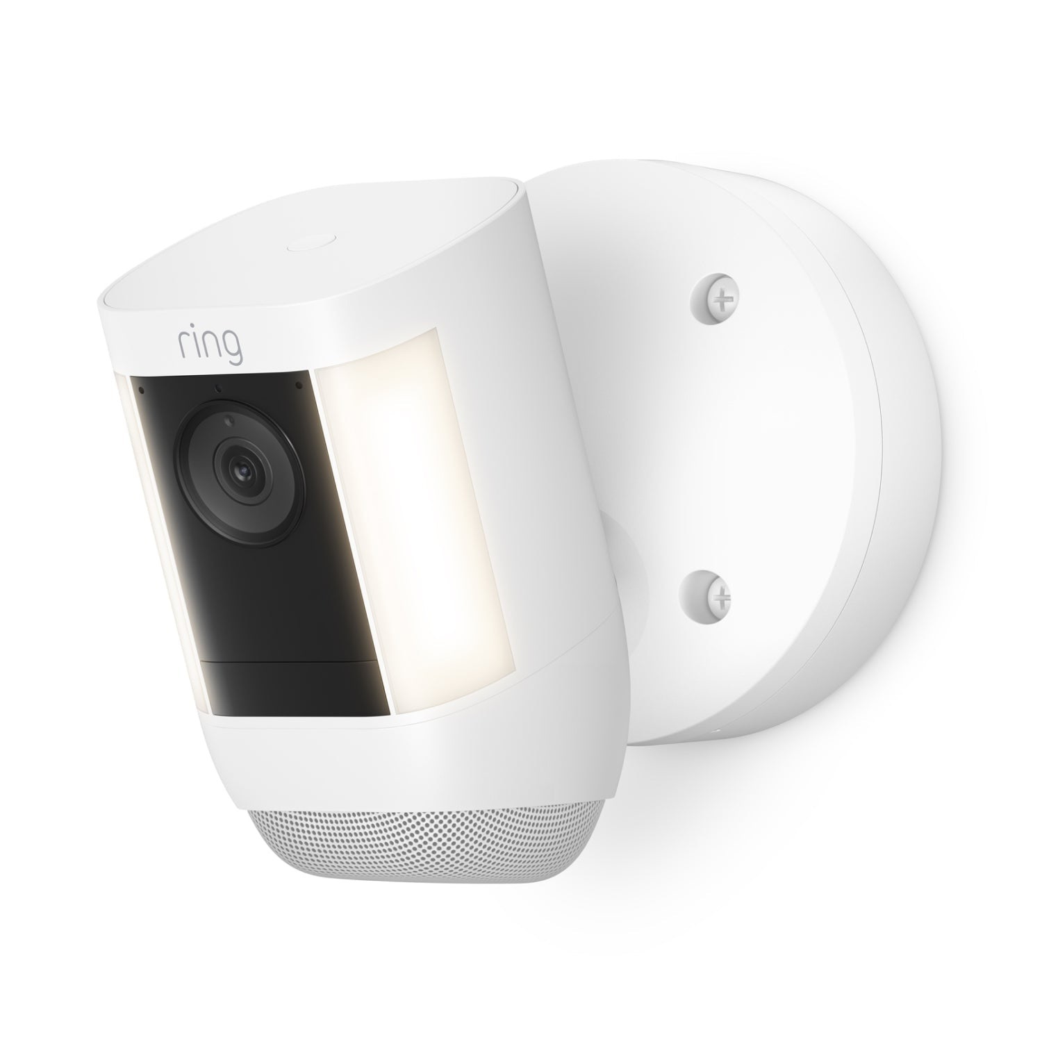 Ring Spotlight Cam Pro - Telecamera di sorveglianza cablata per esterno, 1080p, resistente agli agenti atmosferici, visione notturna e audio bidirezionale