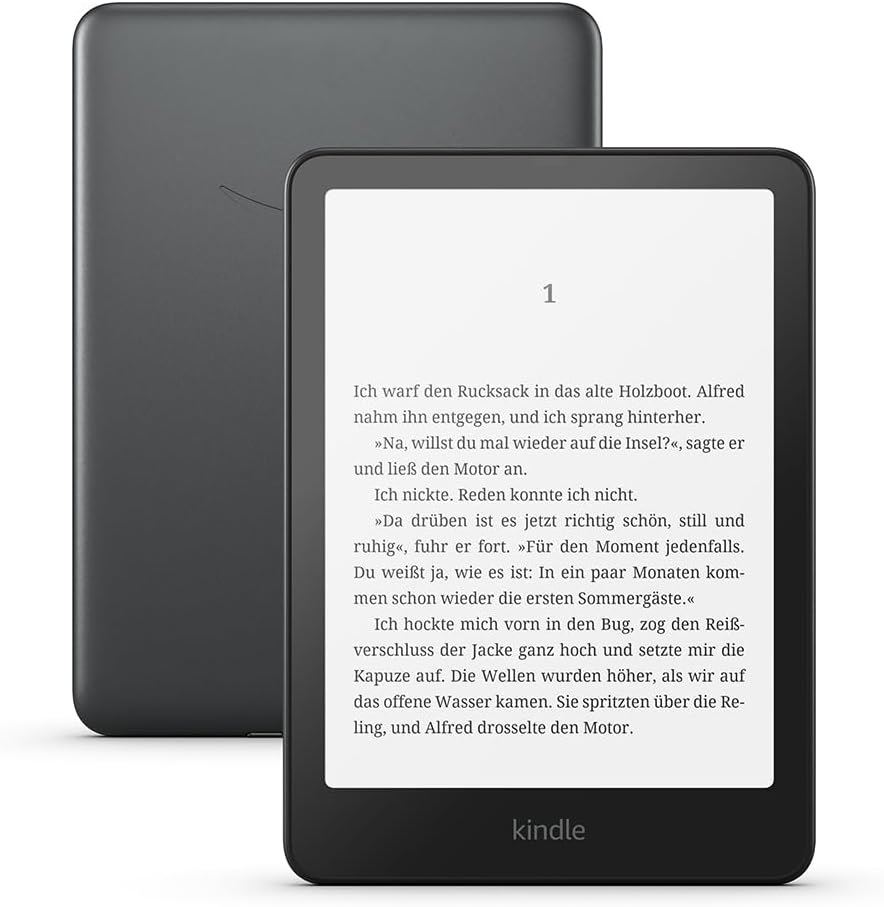 Amazon Kindle Paperwhite Signature Edition 32 GB - Lettore e-book con schermo da 7'', luce frontale a regolazione automatica, ricarica wireless e settimane di autonomia - Nero metallizzato