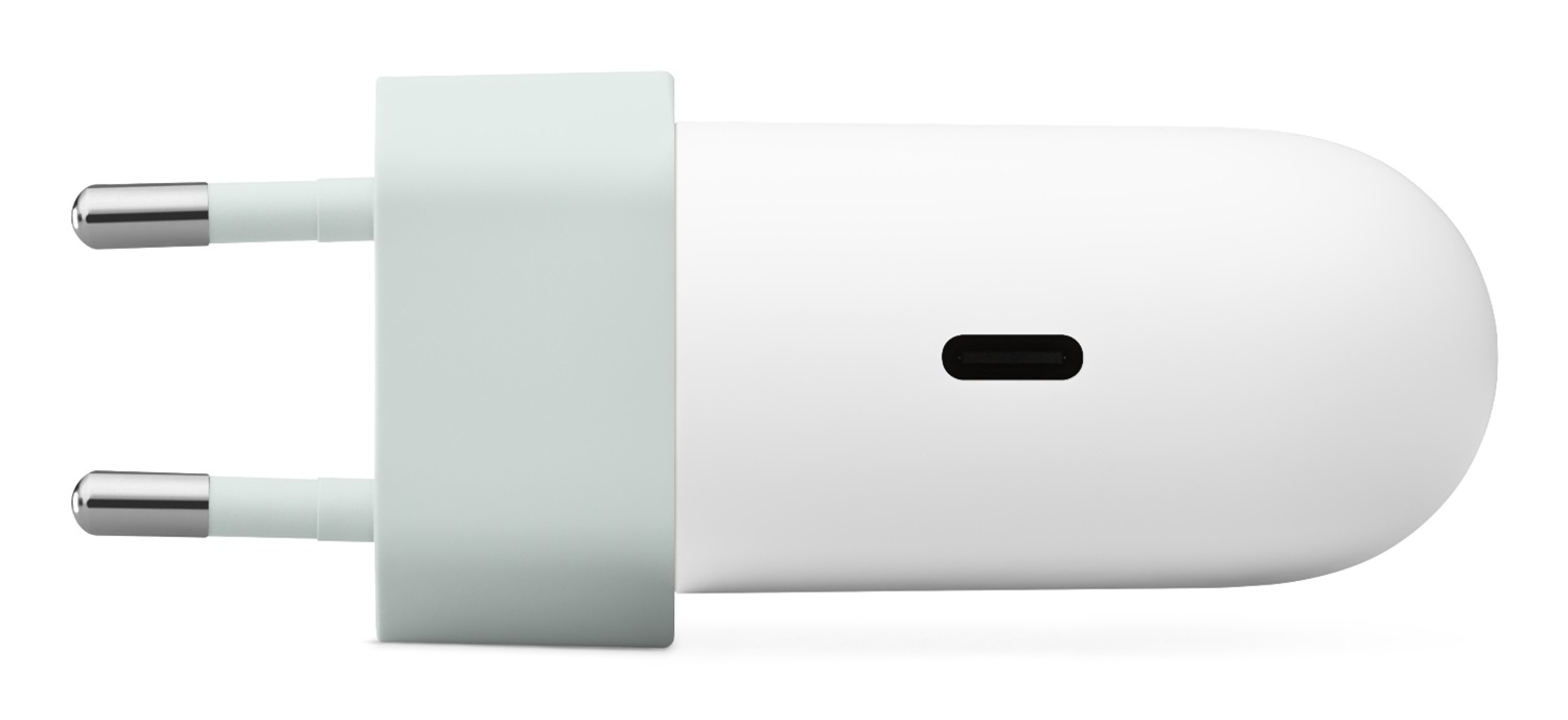 Google Caricatore USB-C 45 W - Ricarica rapida per smartphone Pixel e dispositivi USB-C - Bianco ghiaccio