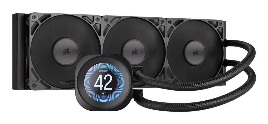 Corsair Nautilus 360 RS Dissipatore a Liquido per CPU - AIO 360 mm con Schermo LCD IPS da 2,1