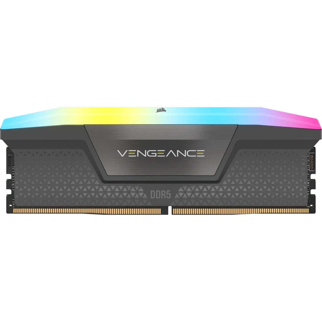Corsair Vengeance RGB DDR5 16 GB (1 x 16 GB) 6000 MHz CL36-44-44-96 1.35V con Illuminazione RGB - Grigio