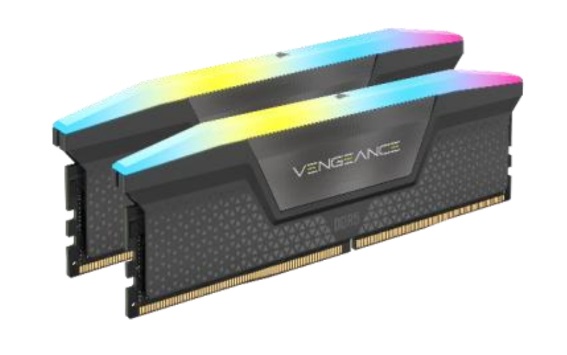 Corsair Vengeance RGB 64 GB (2 x 32 GB) DDR5 6000 MT/s - Memoria RAM con Intel XMP e AMD EXPO