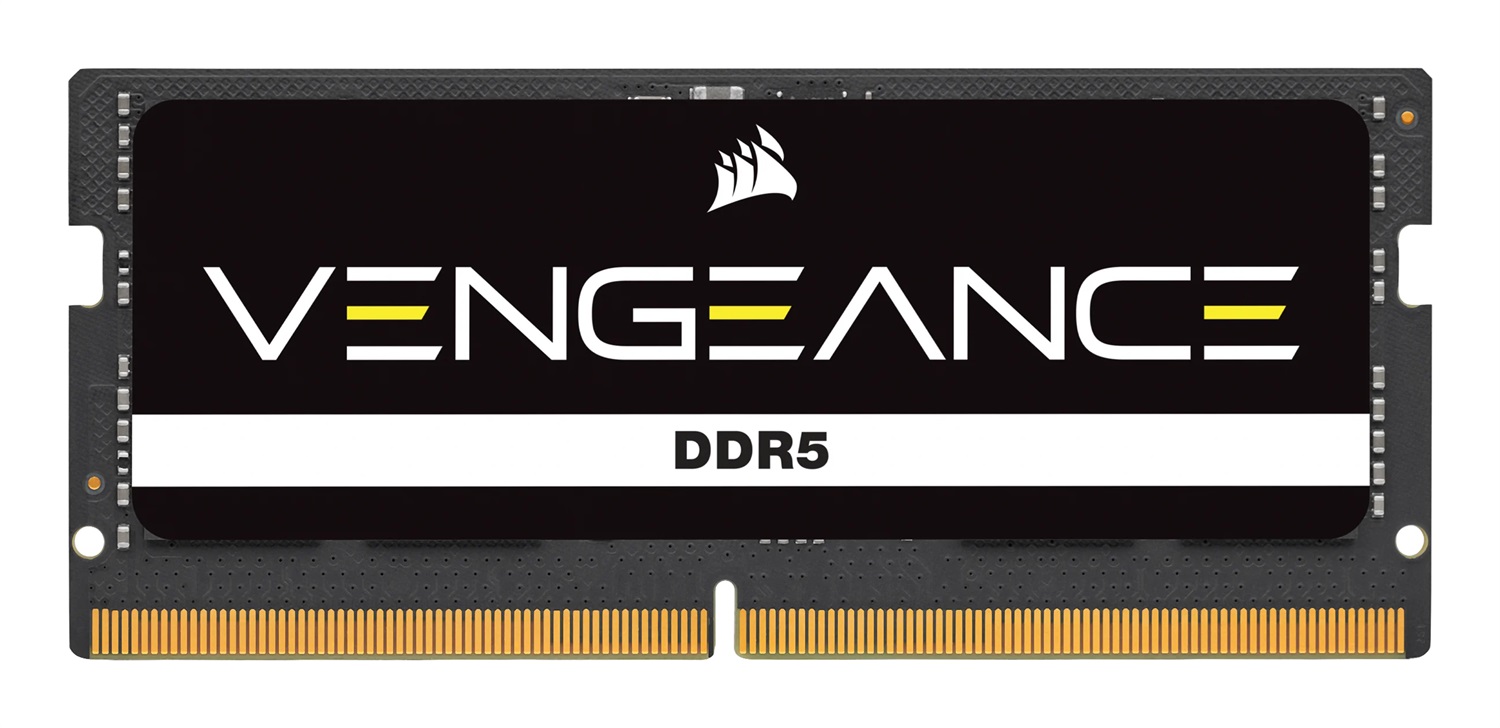 Corsair Vengeance SODIMM DDR5 48GB (1x48GB) 5200MHz C44-44-44-84 1.10V Intel XMP 3.0 Memoria per Laptop - Nero