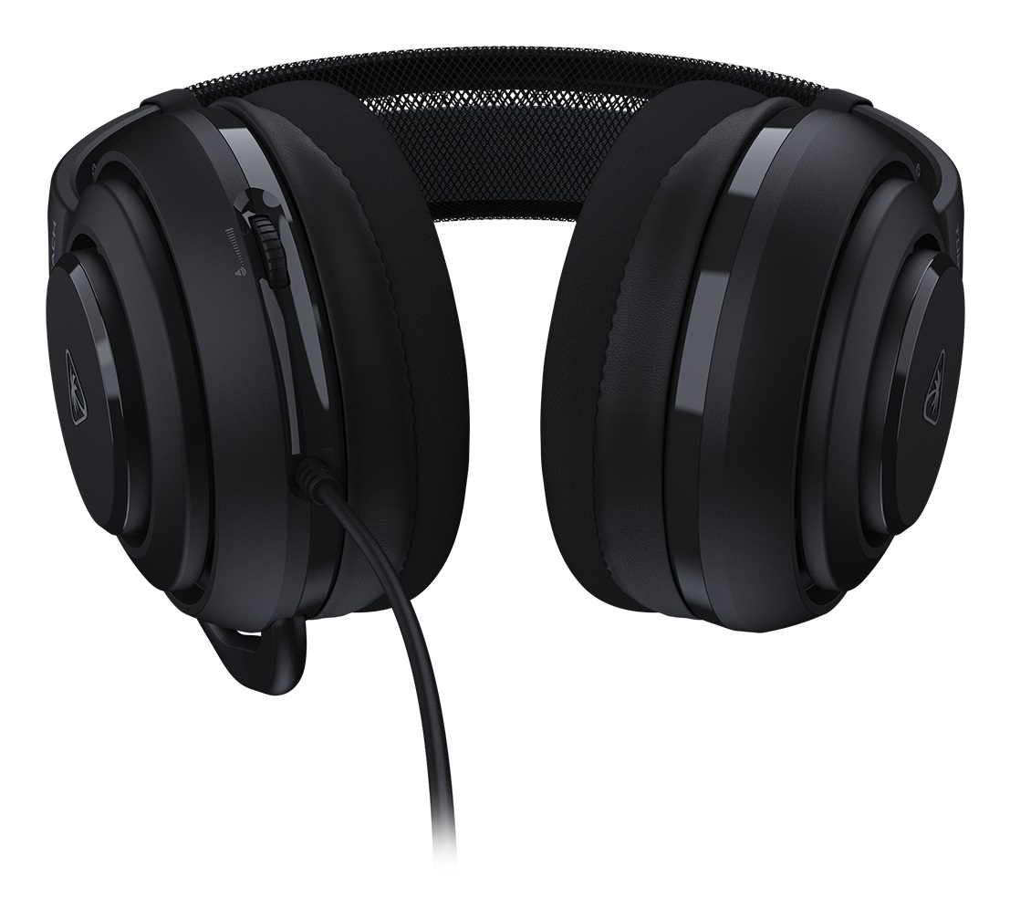 Turtle Beach Atlas 200 Cuffie da gioco multipiattaforma cablate per Xbox, PlayStation e PC con connessione cablata da 3,5 mm – Driver Nanoclear da 50 mm, microfono flip-to-mute, cuscini in memory foam