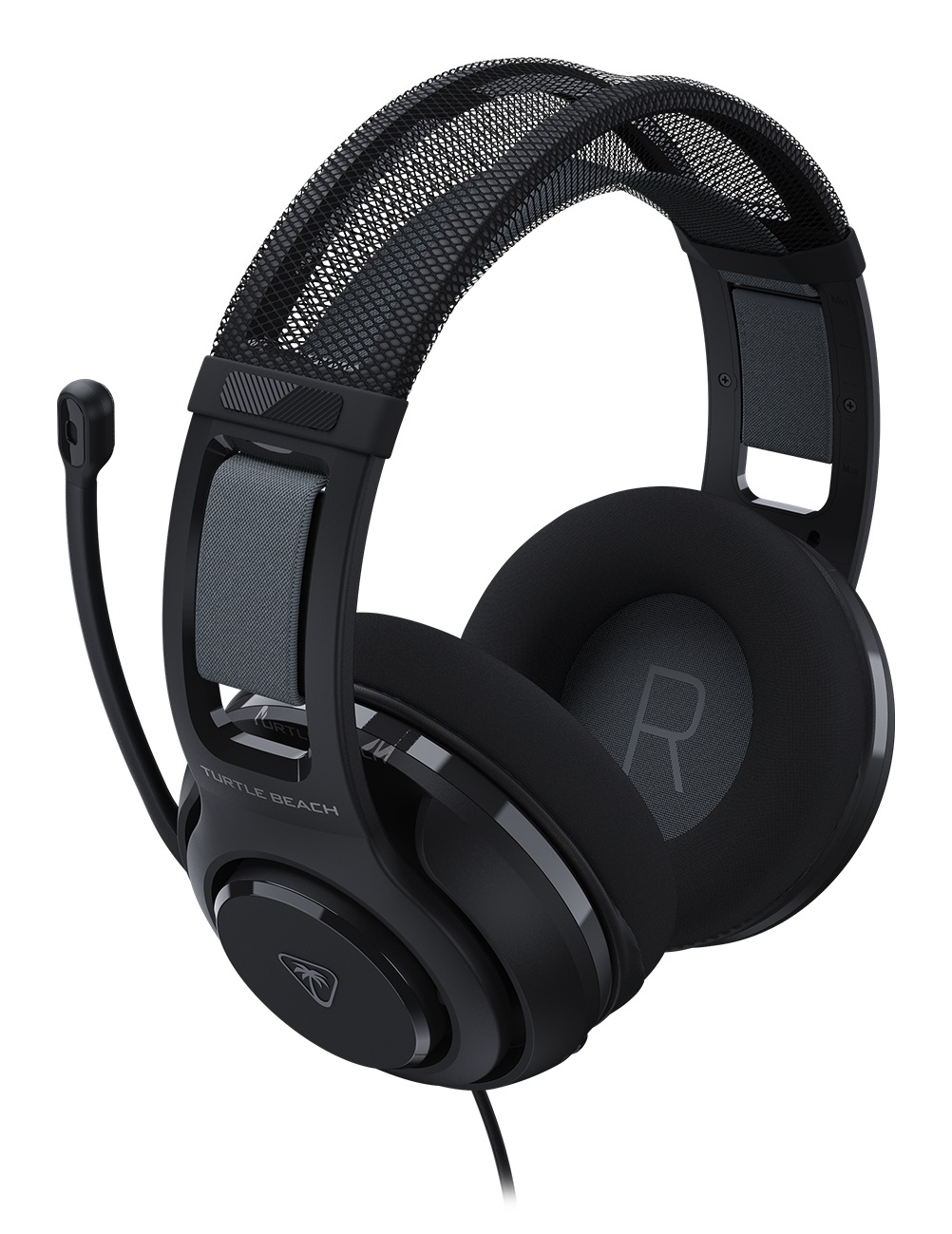 Turtle Beach Atlas 200 Cuffie da gioco multipiattaforma cablate per Xbox, PlayStation e PC con connessione cablata da 3,5 mm – Driver Nanoclear da 50 mm, microfono flip-to-mute, cuscini in memory foam