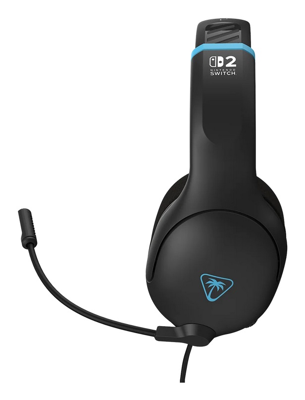 Turtle Beach Airlite Fit Nero carbone - Cuffie da gioco con cavo per Nintendo Switch e Switch 2, Resistenti e Leggere