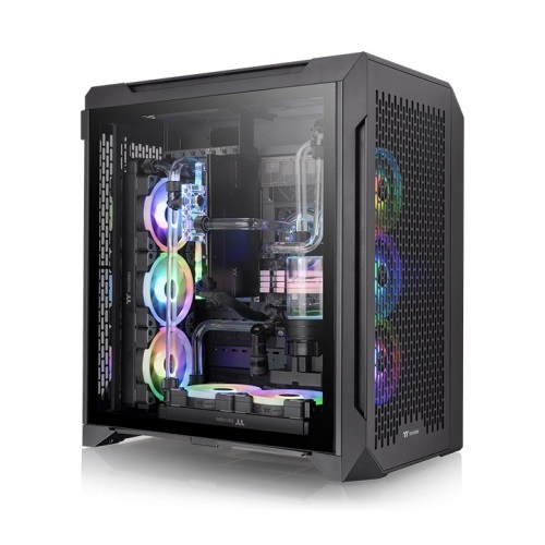 Thermaltake CTE C700 Air - Chassis E-ATX Full Tower Nero con Pannello in Vetro Temperato e Ventole CT120