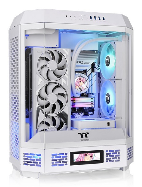 Thermaltake CA-1Z1-00M6WN-00 Midi Tower ATX Bianco con Illuminazione Multi