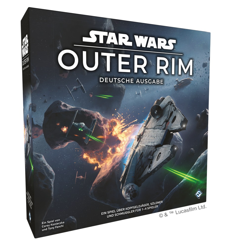Fantasy Flight Games Star Wars: Outer Rim - Gioco da tavolo Strategia Innovativo di Buona Qualità