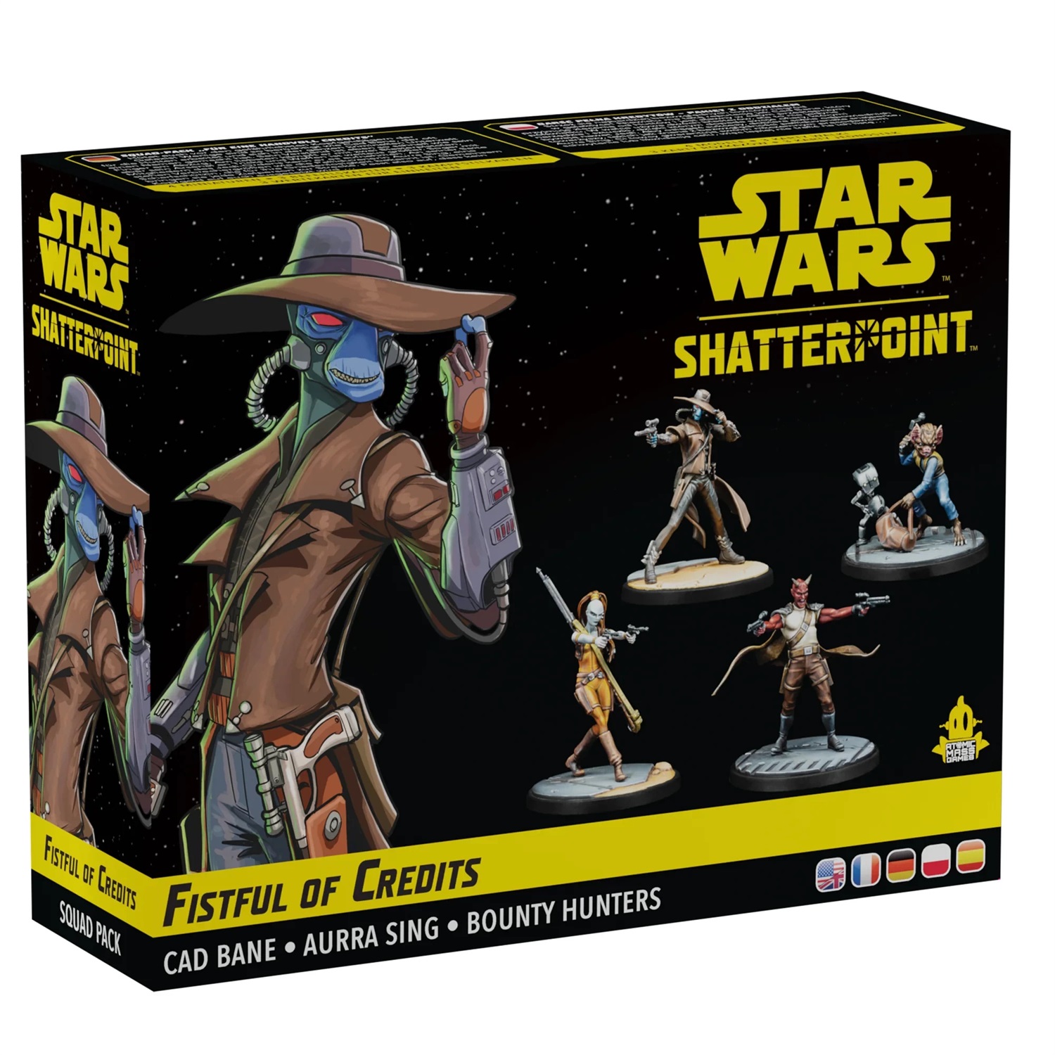 Atomic Mass Games Star Wars: Shatterpoint - Fistful of Credits Squad Pack con Cad Bane