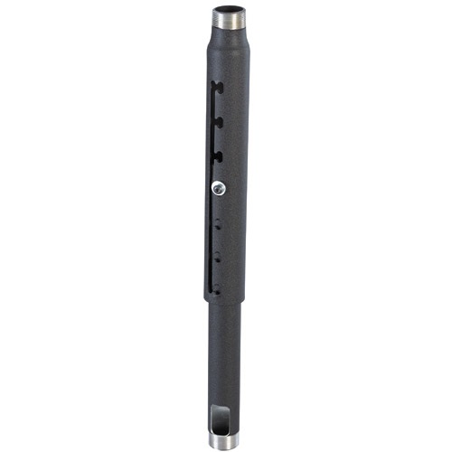 Chief CMS012018 Tubo di Prolunga Regolabile 30-45 cm in Metallo Nero - Capacità di Carico 226,8 kg, Certificato TÜV e UL