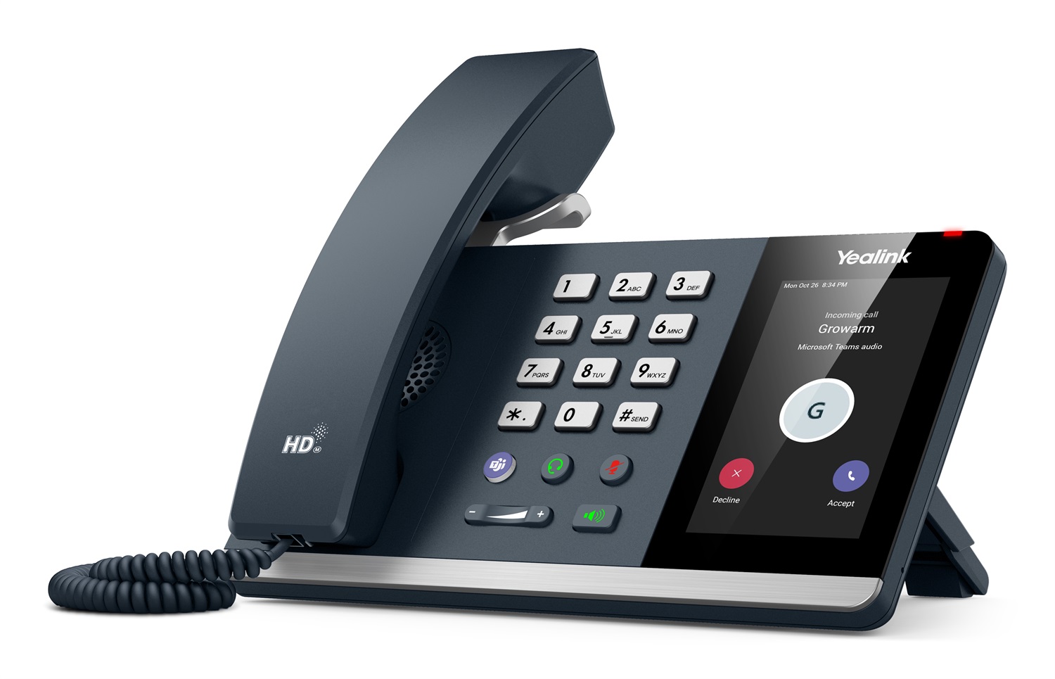 Yealink MP54 Telefono IP Grigio per Microsoft Teams con Display LCD 4