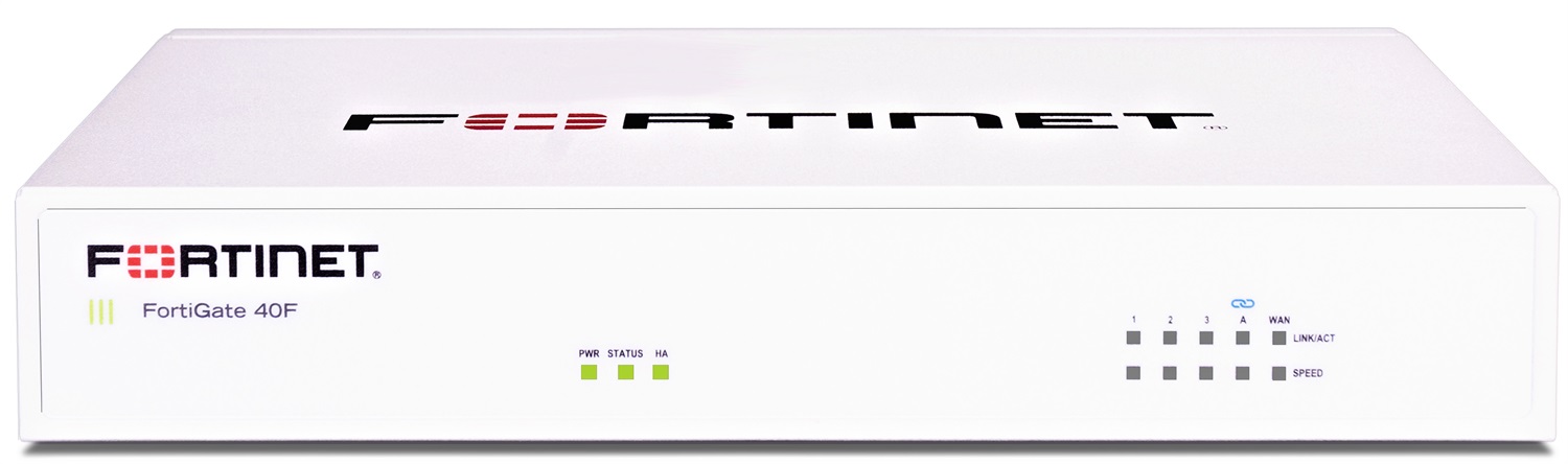 Fortinet FortiGate-40F Firewall Hardware Desktop 5000 Mbit/s - 5 Porte GE RJ45 (1 WAN, 4 LAN) - Compatto e Senza Ventola