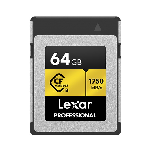 Lexar Professional CFexpress Type B 64 GB - Velocità di lettura 1750 MB/s, scrittura 1000 MB/s, ideale per video 4K RAW