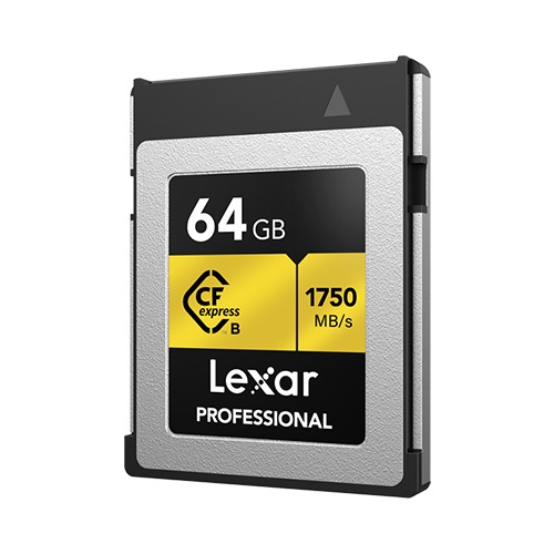 Lexar Professional CFexpress Type B 64 GB - Velocità di lettura 1750 MB/s, scrittura 1000 MB/s, ideale per video 4K RAW